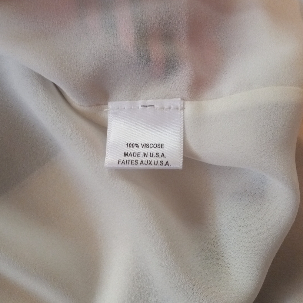 MISA Los Angeles White Multicolor Striped Dolman Sleeve Shift Dress XS - Picture 11 of 13